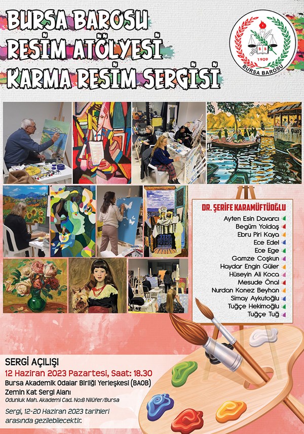 BURSA BAROSU RESİM ATÖLYESİ KARMA RESİM SERGİSİ